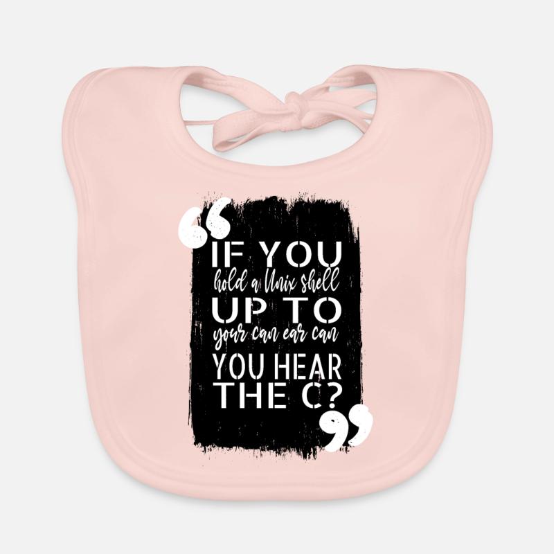 doctor programming language gift present idea Baby Bio-Lätzchen