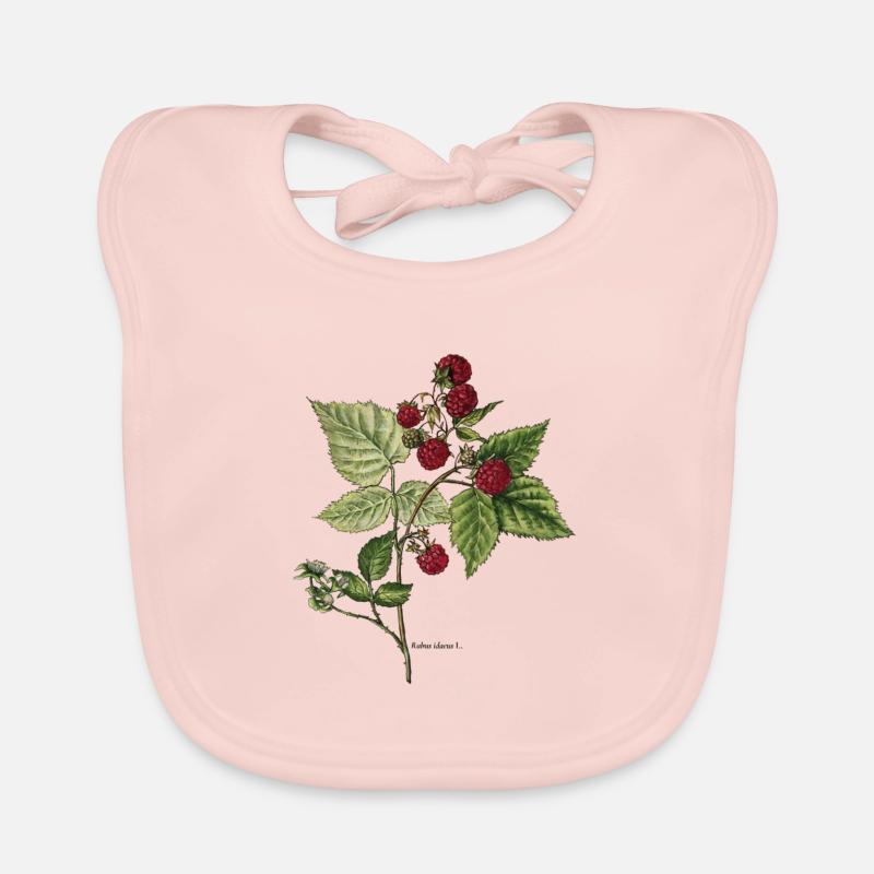 Raspberry Organic Baby Bibs