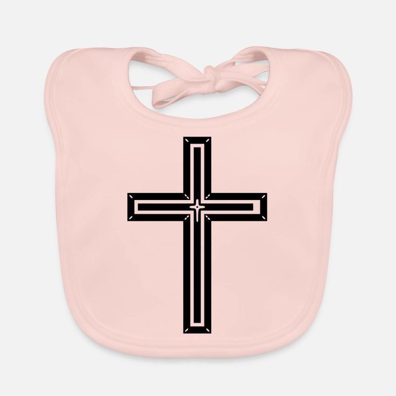 Croce Bavaglino ecologico per neonato