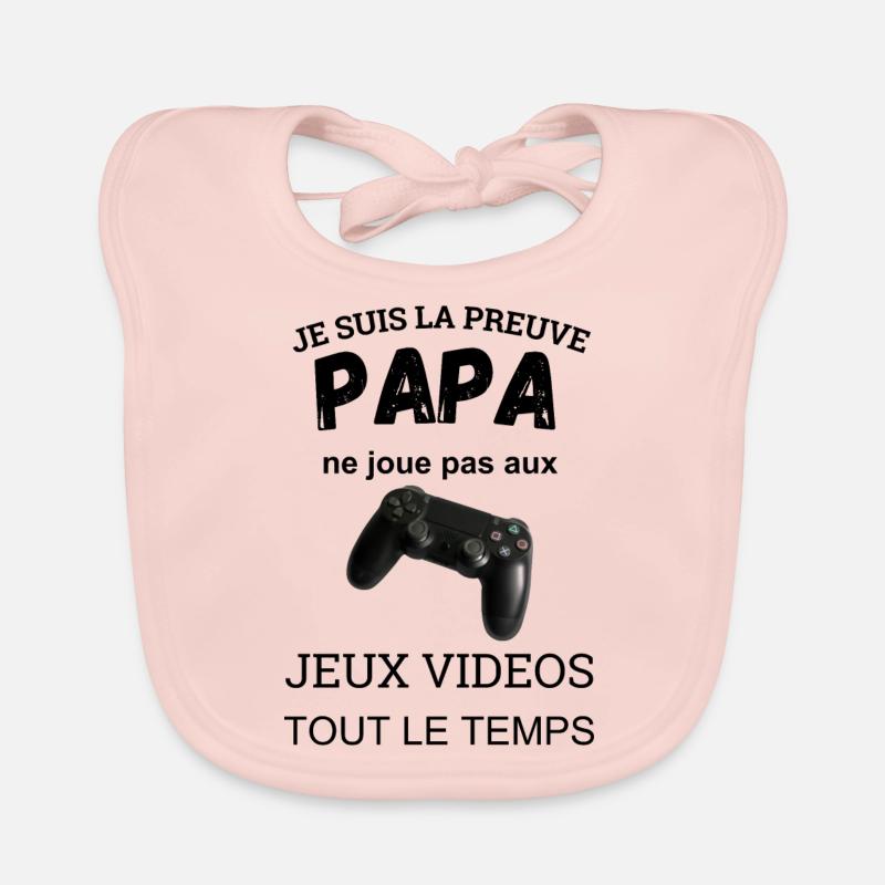 I'm proof that daddy doesn't play Organic Baby Bibs