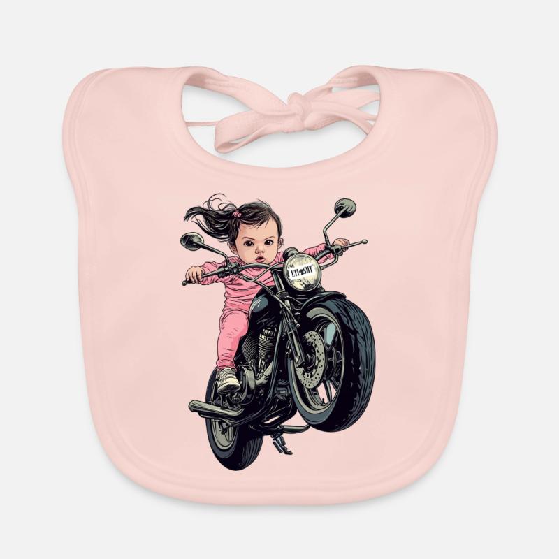 Bébé motard Bavoir bio Bébé