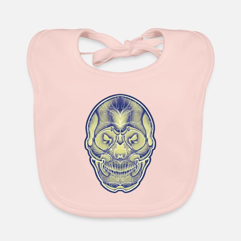 Another colored skull by Owan Bavoir bio Bébé