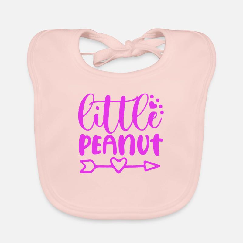 litle peanut rose Baby Bio-Lätzchen