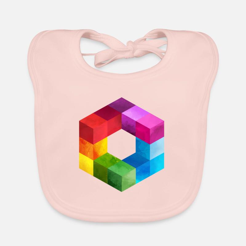 cubes Bavoir bio Bébé