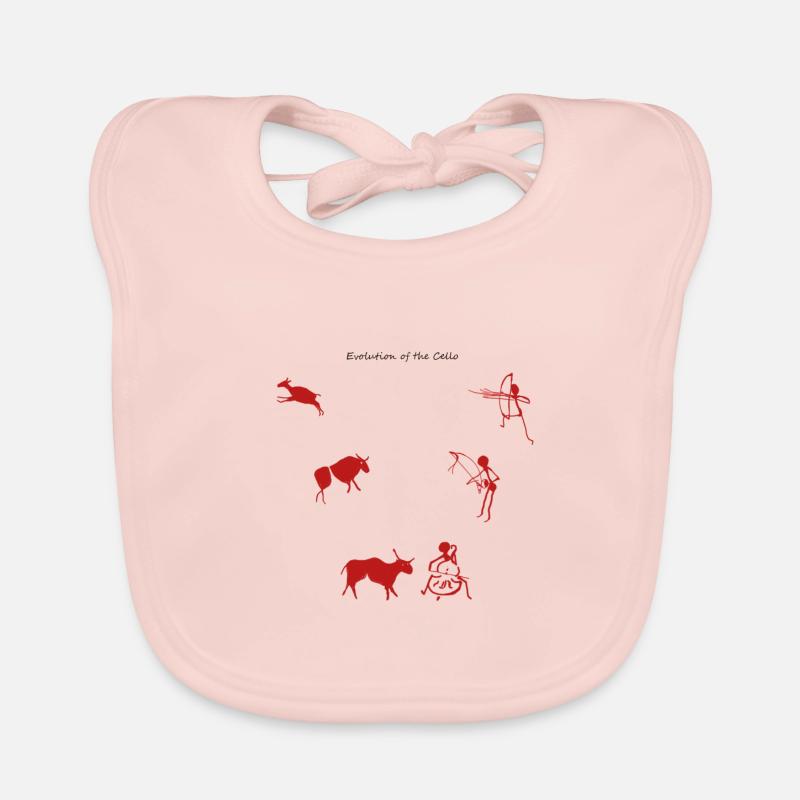 Evolution des Cellos 2 0 KOSZULKA02 Baby Bio-Lätzchen