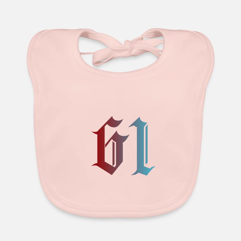 61 logo Trabzon - Bavoir bio Bébé - rose