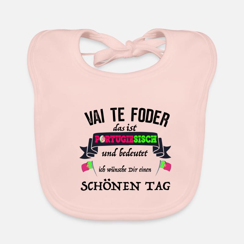 Tasse Portugal Vai te Foder schöner Tag Baby Bio-Lätzchen