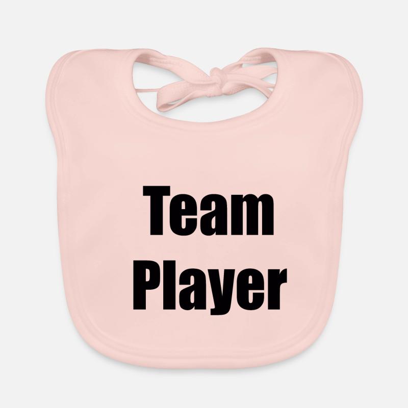 Team Player - Baby Bio-Lätzchen - Rose