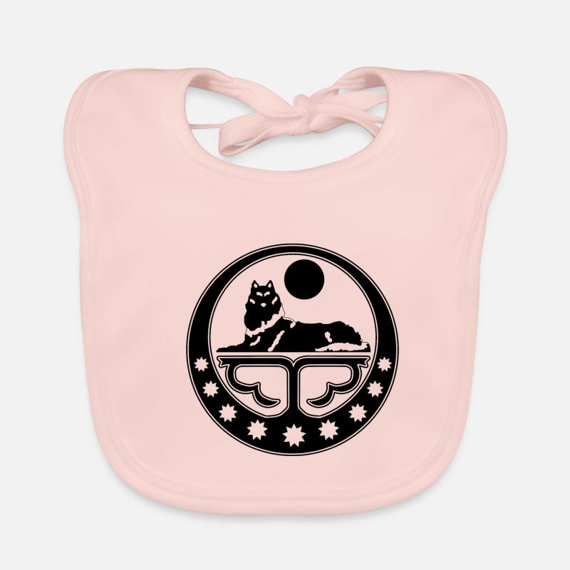 Tschetschenien Logo - Baby Bio-Lätzchen - Rose