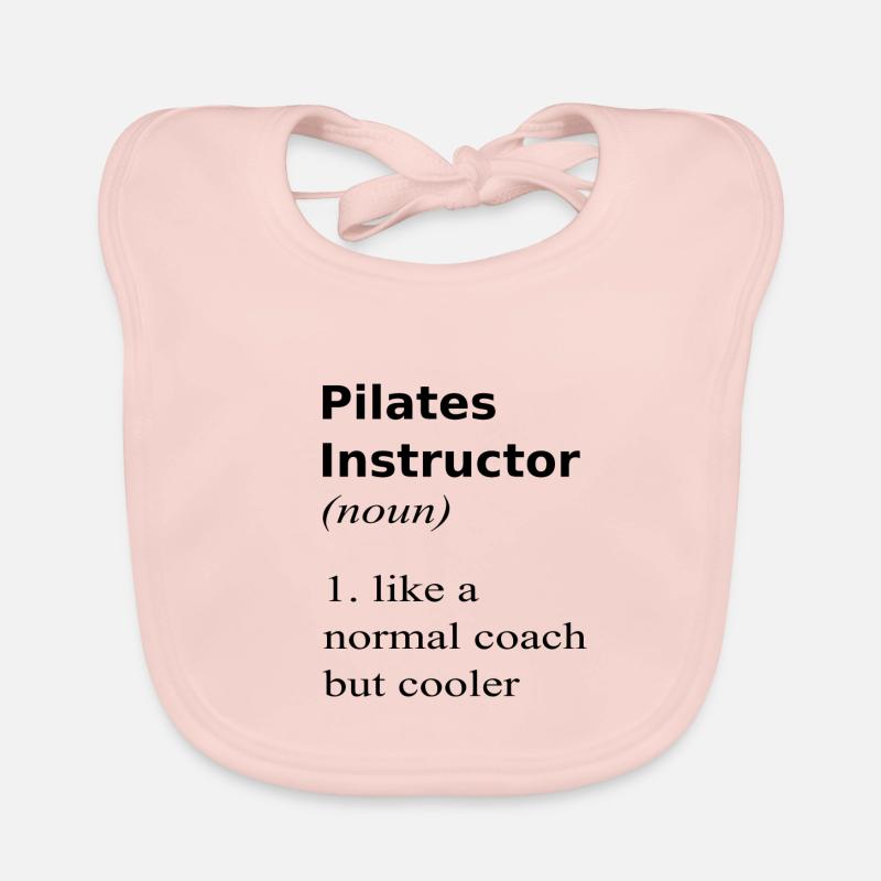 Pilates instructor Baby Bio-Lätzchen