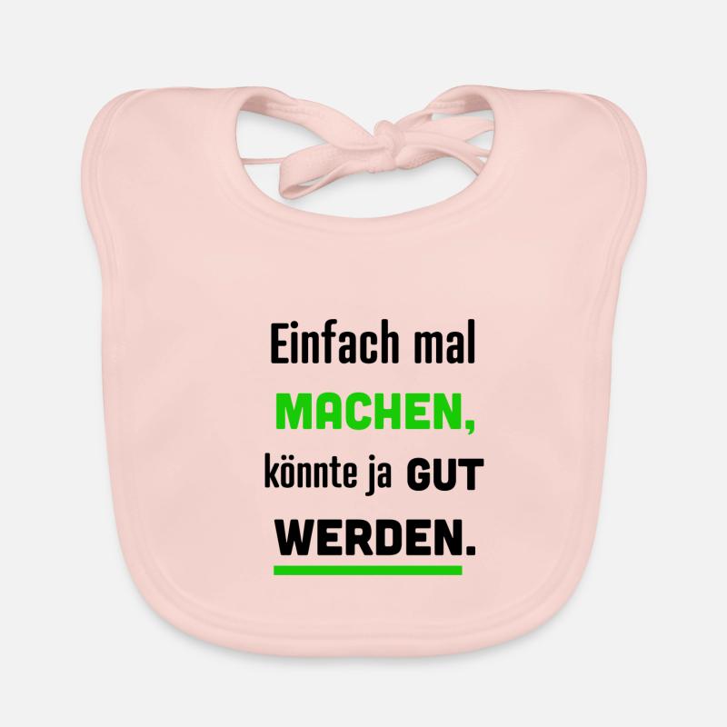 Einfach mal machen, könnte ja gut werden. Baby Bio-Lätzchen