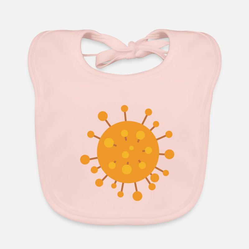 Corona virus Organic Baby Bibs