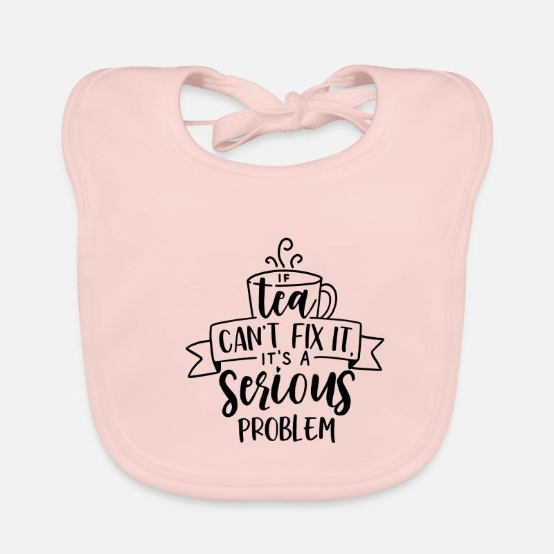 Tee kaffee Problem Baby Bio-Lätzchen