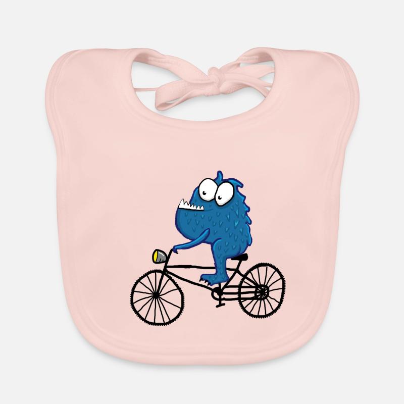 Monstre à vélo Bavoir bio Bébé