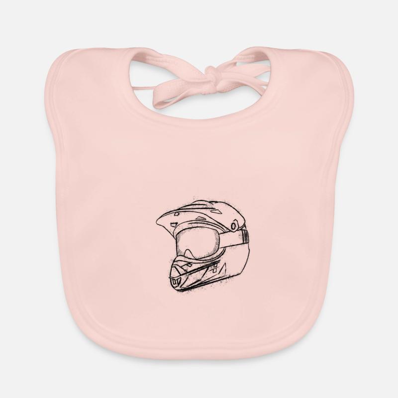 Casque de motard Bavoir bio Bébé