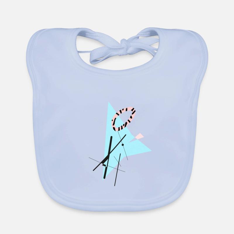 Formes et formes abstraites et géométriques de la hanche Bavoir bio Bébé