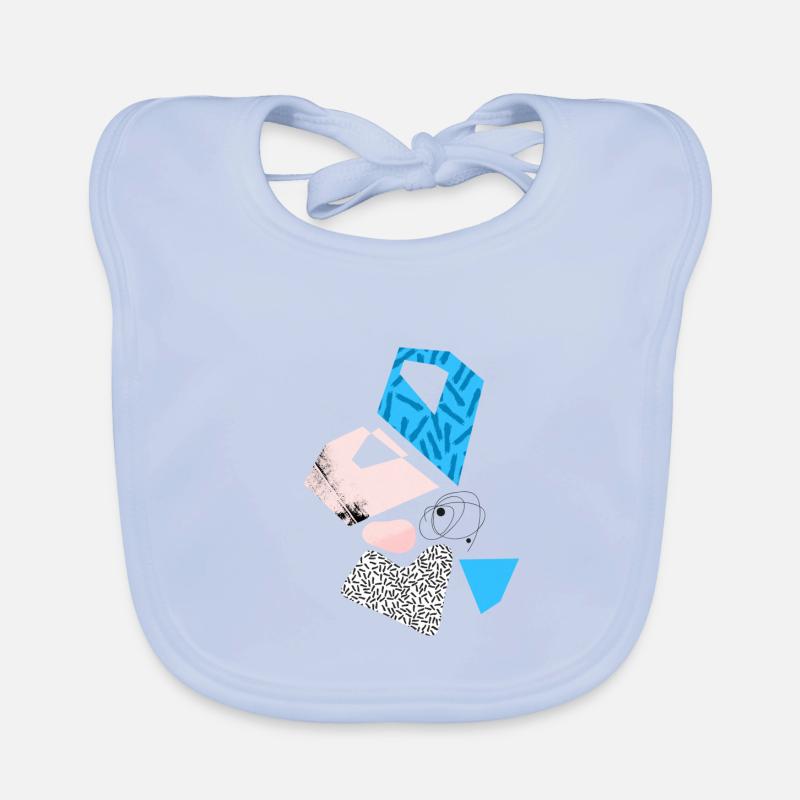 Hippe, formes géométriques & shapes Bavoir bio Bébé