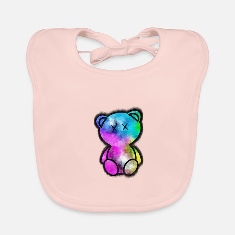 Patchy Bear 60 Organic Baby Bibs