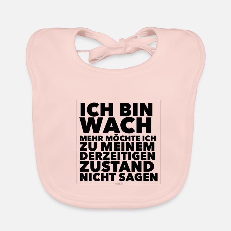 Ich bin wach!! Baby Bio-Lätzchen