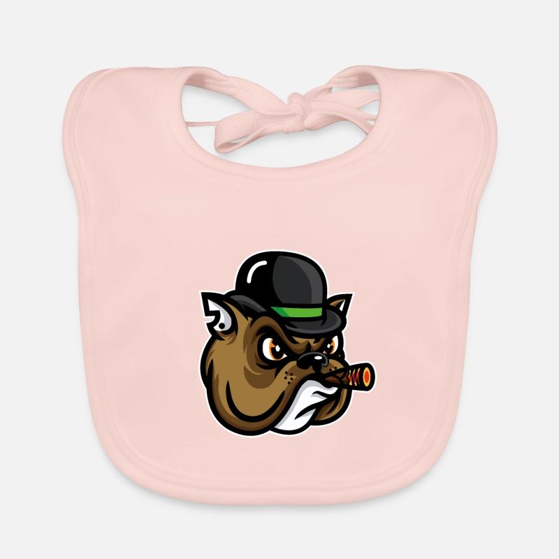 buldog Bavoir bio Bébé