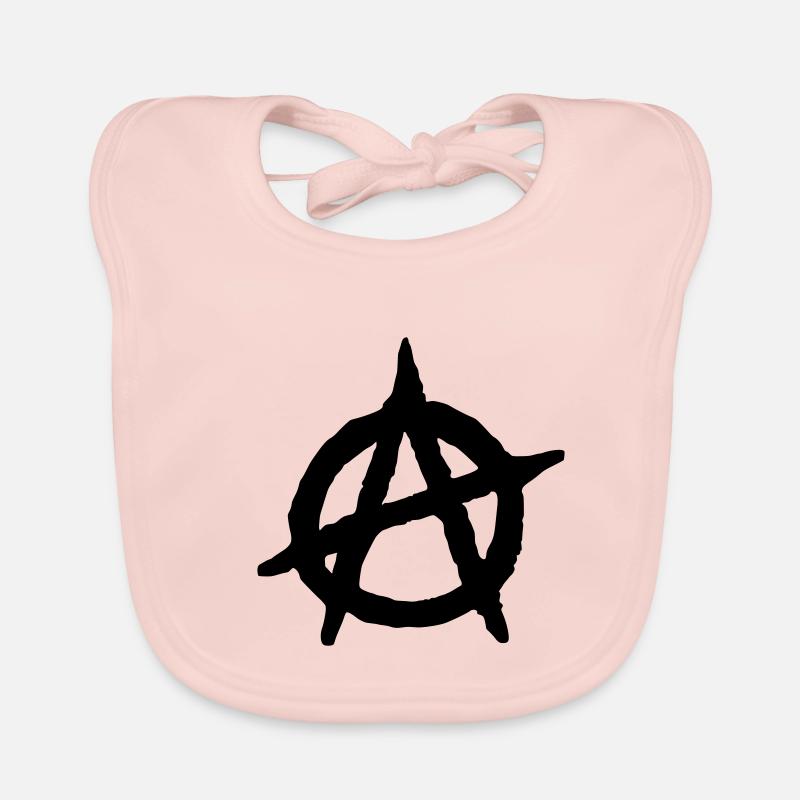 Anarchy - anarchy logo Organic Baby Bibs
