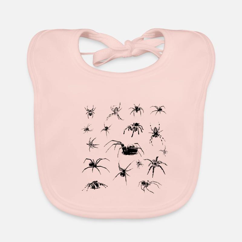 Araignées Bavoir bio Bébé