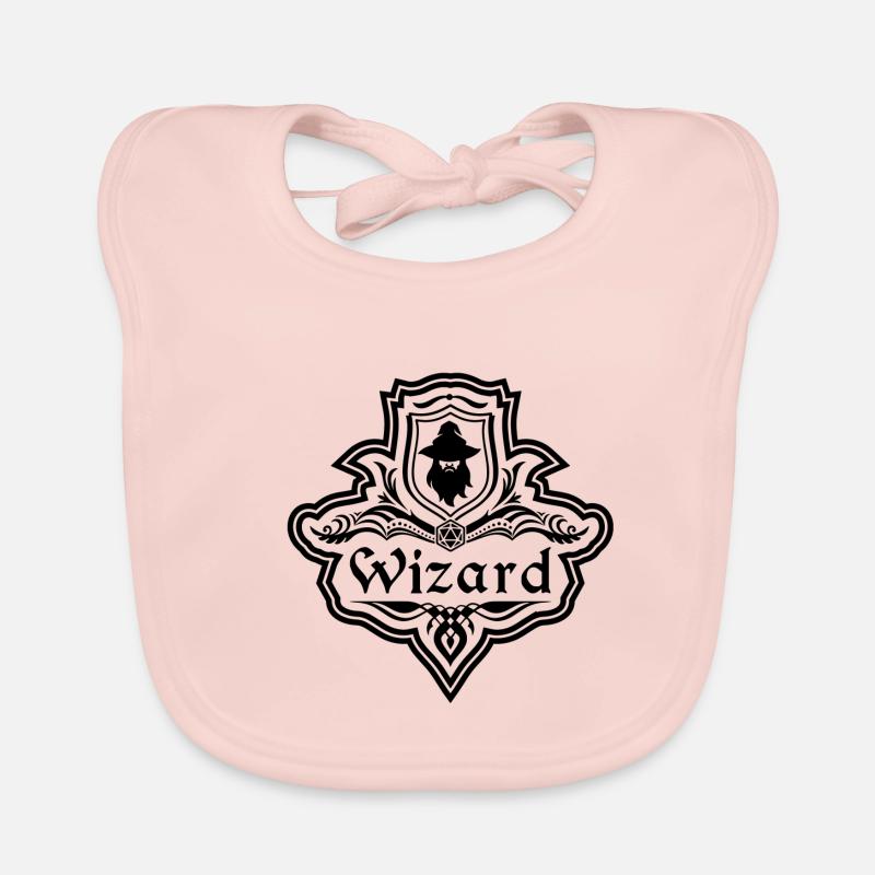 Wizard RPG character classes Organic Baby Bibs