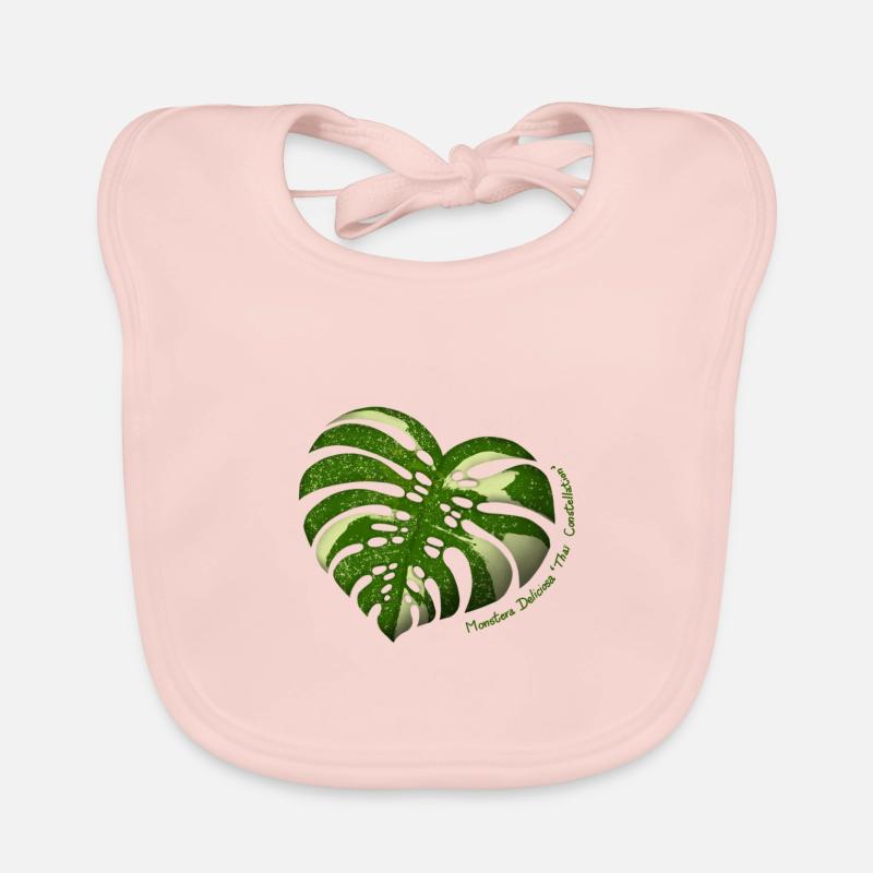 Monstera Thaï Constellation Bavoir bio Bébé