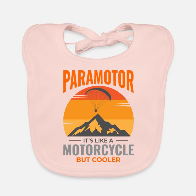 Pilote de paramoteur Paramoteur Parapente motorisé Bavoir bio Bébé
