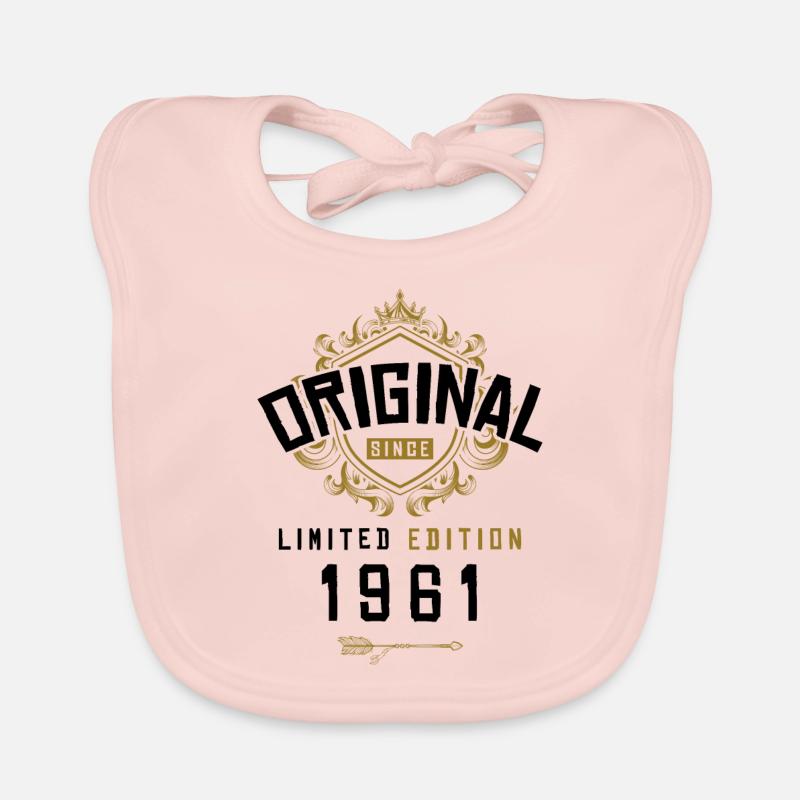 1961 limited edition Geburtstag Baby Bio-Lätzchen