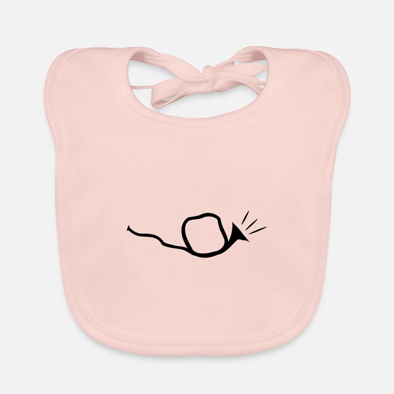 Horn curved Organic Baby Bibs