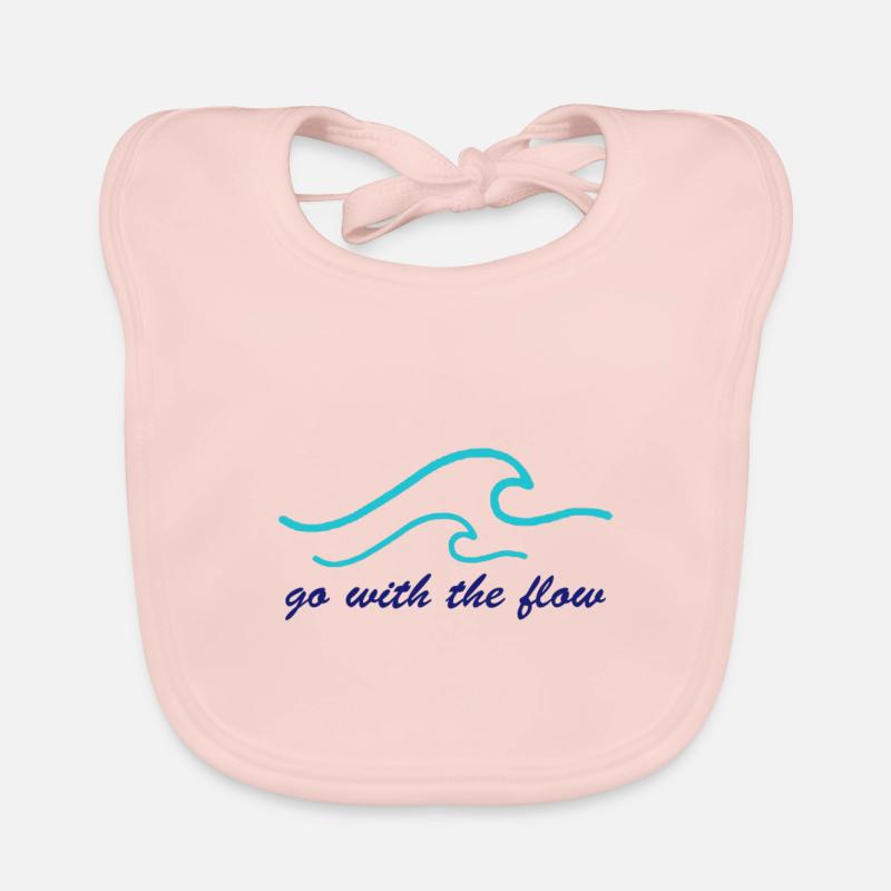 go with the flow "WELLE" Baby Bio-Lätzchen