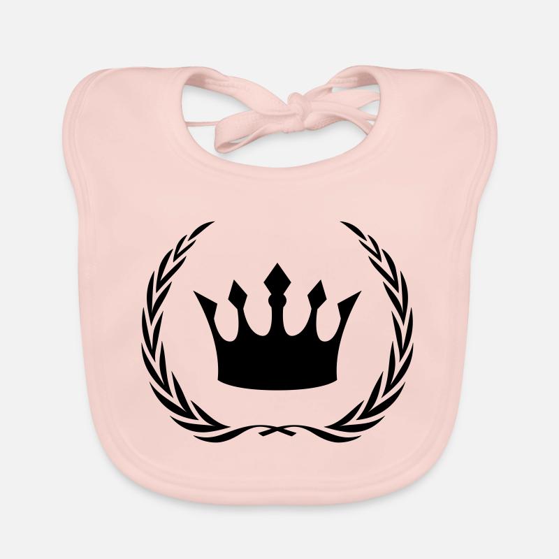 icône de couronne de couronne Bavoir bio Bébé