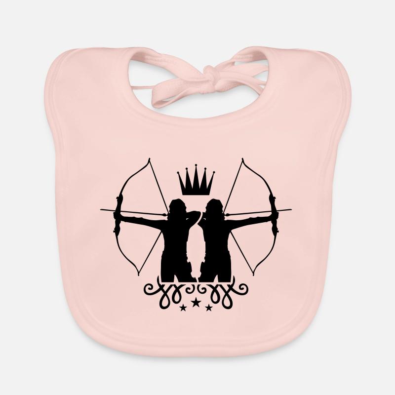 archery bow bow Organic Baby Bibs
