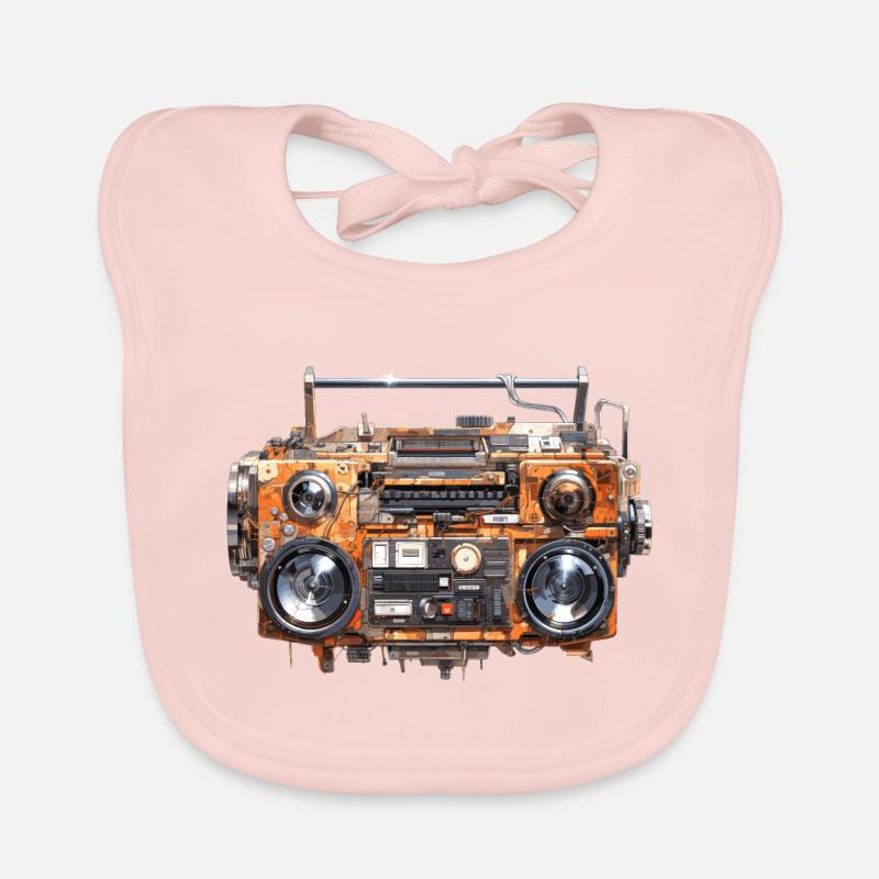 Boom box Organic Baby Bibs