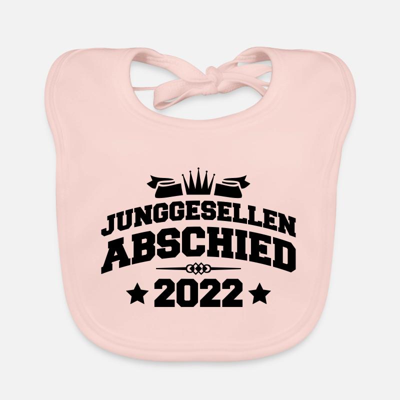 Junggesellenabschied 2022 Baby Bio-Lätzchen