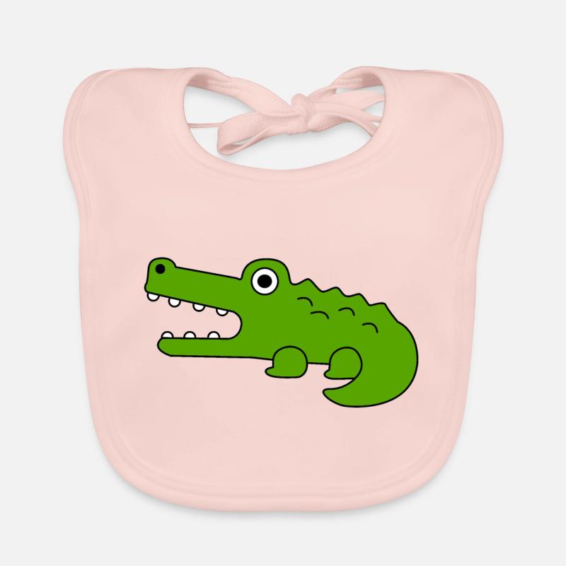 Crocodile Bavoir bio Bébé