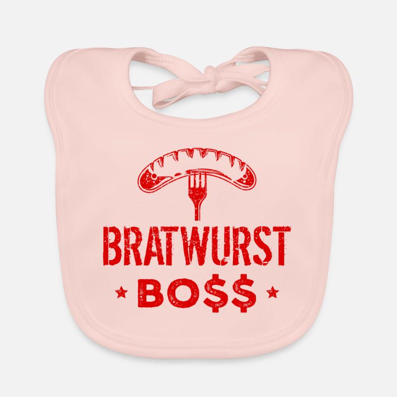 Bratwurst Boss Chefkoch Baby Bio-Lätzchen