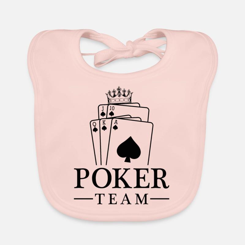 Poker Team Organic Baby Bibs