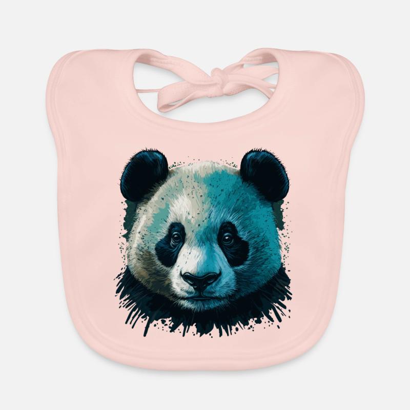 Un dessin de panda comme cadeau d’anniversaire fabuleux Bavoir bio Bébé
