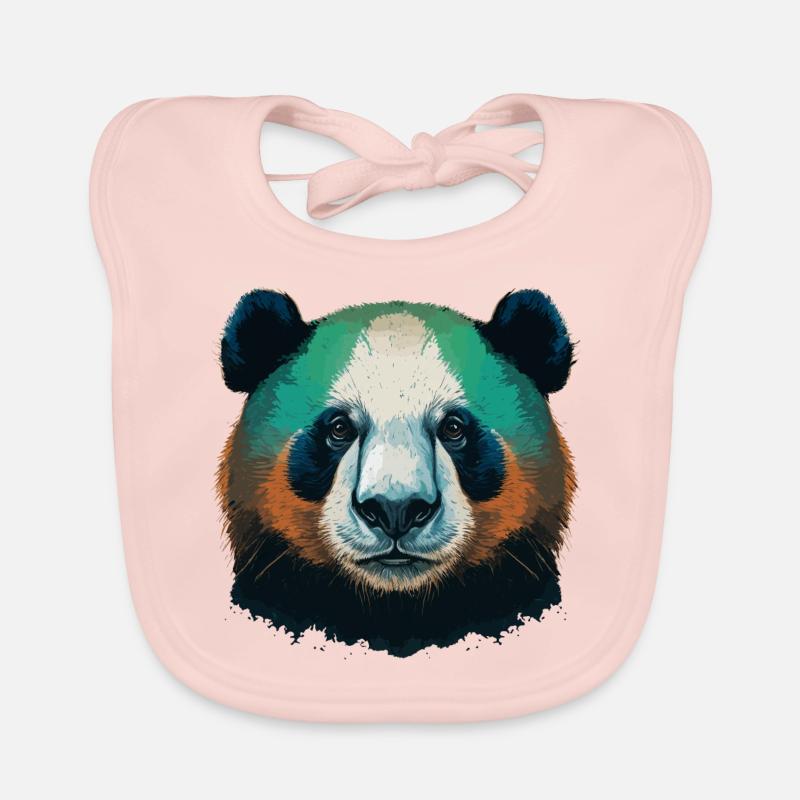Panda Lover Geschenk Baby Bio-Lätzchen