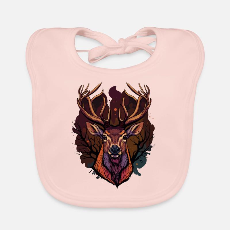Antlers Hunter Organic Baby Bibs