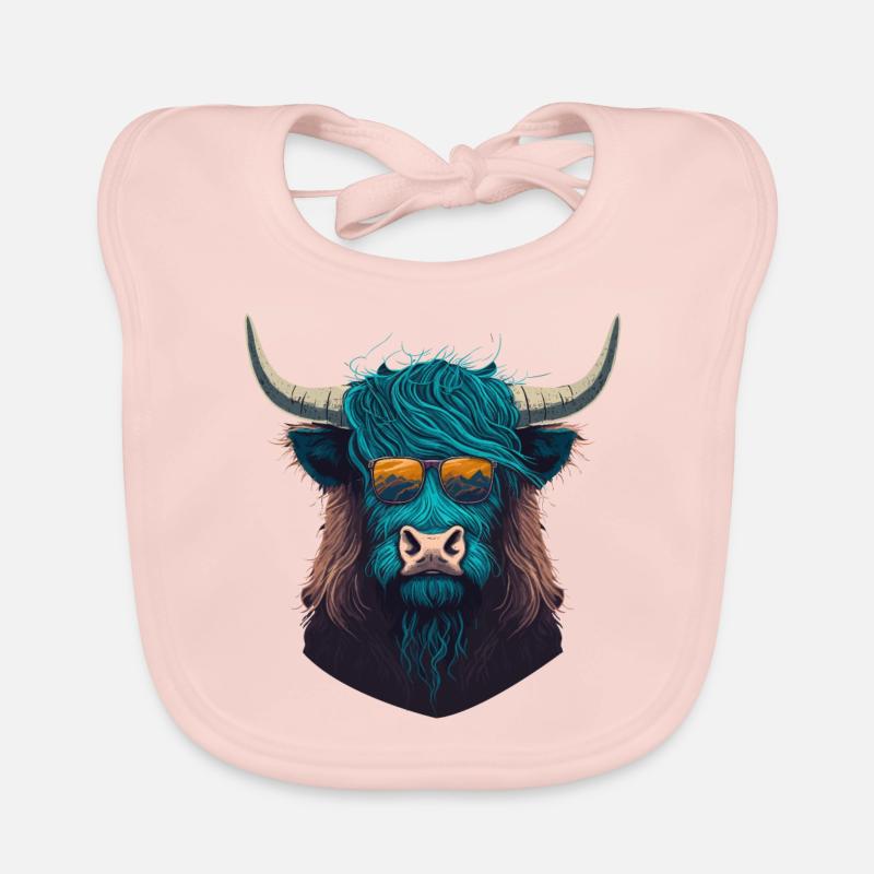 Yak mit Sunclasses Baby Bio-Lätzchen