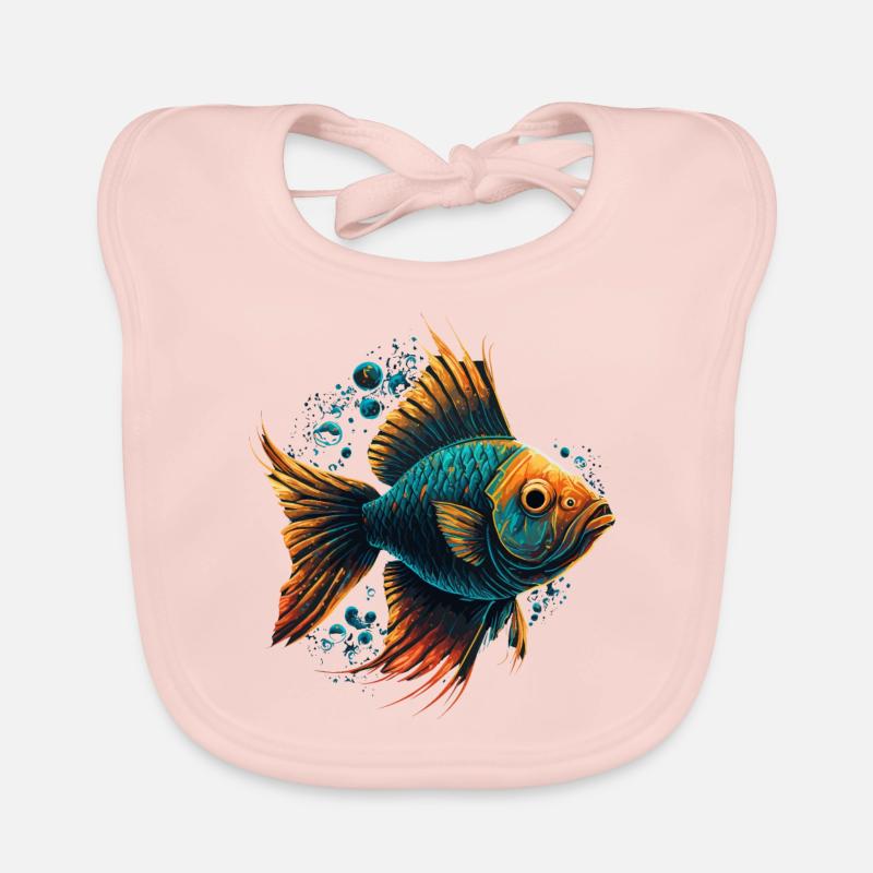 Deep Sea Creature Organic Baby Bibs