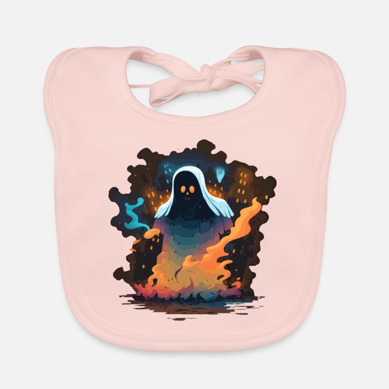 Halloween Geist Baby Bio-Lätzchen