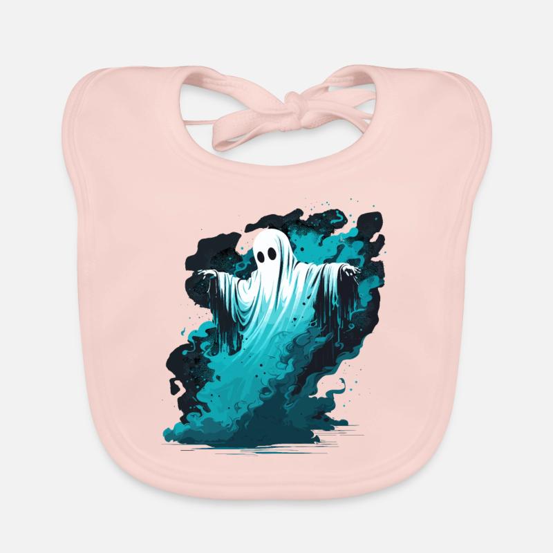 Killer Ghost Organic Baby Bibs