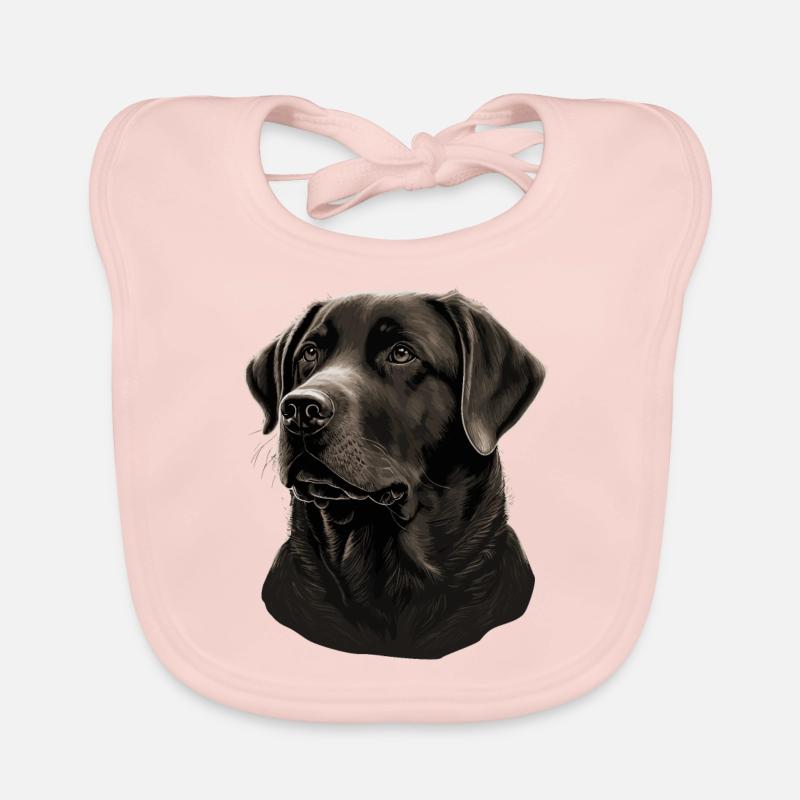 Compagnon Labrador Retriever Bavoir bio Bébé