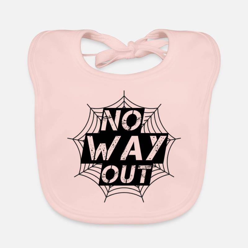 Pas d’issue - Bavoir bio Bébé - rose