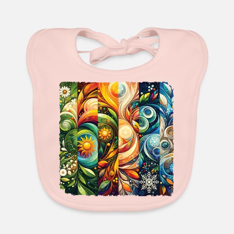 All Seasons Spring Summer Autumn Winter Organic Baby Bibs