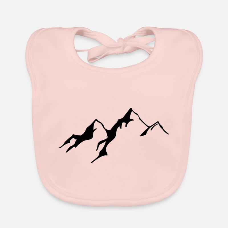 Mountains Organic Baby Bibs